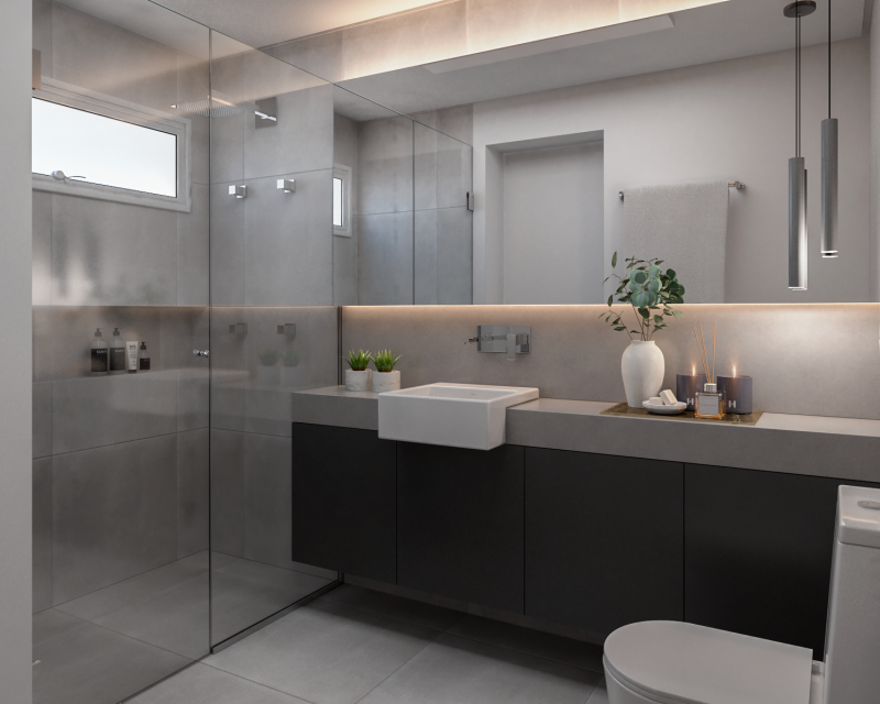 Casa de condomínio à venda Santana com 130m² e 2 quartos por R$ 800.000 - 1168211498-vi-banheiro-final.png