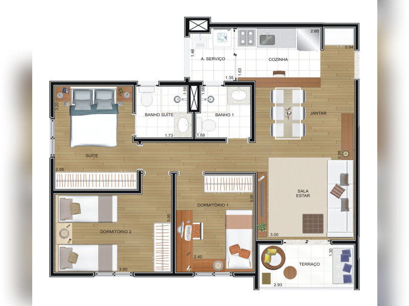 Apartamento à venda Parque Reboucas com 67m² e 2 quartos por R$ 380.000 - 16-quadra-142-planta-tipo-67m.jpg