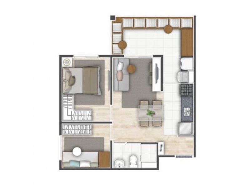 Apartamento à venda Cidade Mãe do Céu com 47m² e 2 quartos por R$ 420.000 - 1999249620-1b896606-cb9b-460c-8019-4fd7a373467b.jpeg