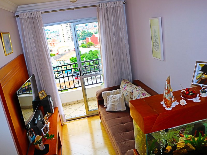 Apartamento à venda Vila Valparaíso com 56m² e 2 quartos por R$ 275.000 - 106387917-sala1.JPG