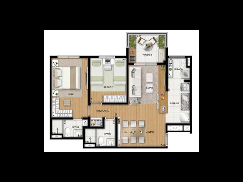 imóvel com 67m² - Centro - Diadema