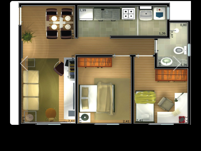 Apartamento à venda Vila Carmosina com 47m² e 2 quartos por R$ 225.000 - 1680663865-screenshot-20200901-231821.png