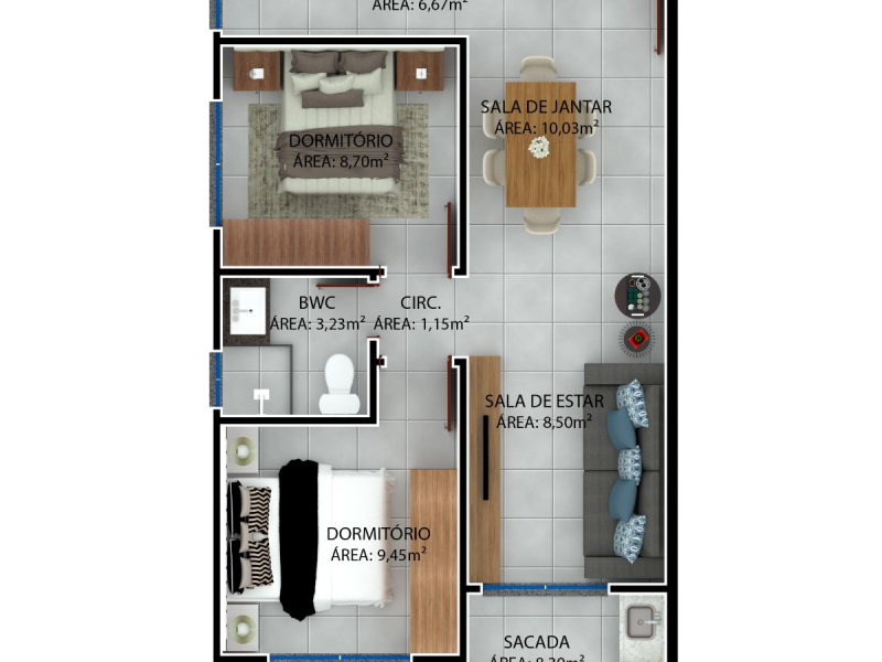 imóvel com 60m² - Tapajós - Indaial