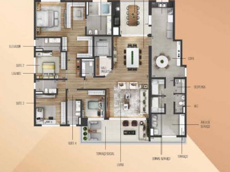Apartamento à venda Alphaville com 313m² e 4 quartos por R$ 2.889.000 - 1656228647-ec66bc8e-fafb-4656-9b60-db2092d51a25.jpeg