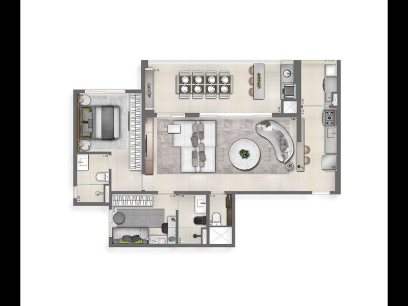 Apartamento à venda Tatuapé com 96m² e 3 quartos por R$ 890.000 - 1661837478-planta-96-2suites-nativ-tatuape.jpg