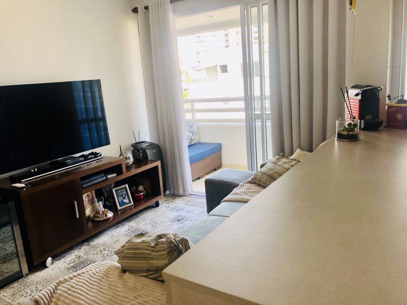 Apartamento à venda Vila Anglo Brasileira com 62m² e 2 quartos por R$ 640.000 - 922027433-sala-vista-cozinha.JPG
