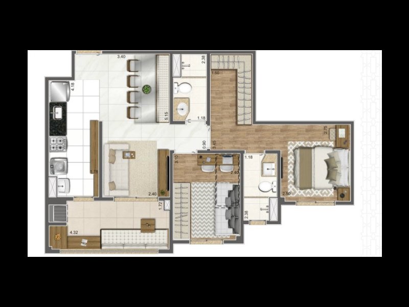 imóvel com 64m² - Jd Guanabara - Campinas