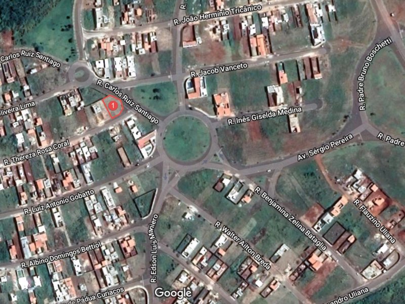 Terreno à venda Parque Taquaral com 382m² e  quartos por R$ 190.000 - 1563071542-maps-marcacao-terreno.jpg