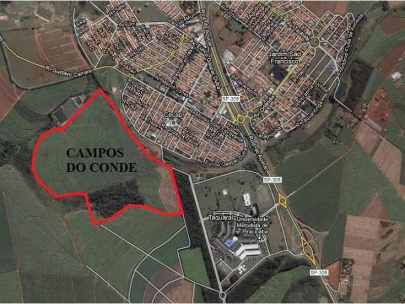 Terreno à venda Parque Taquaral com 382m² e  quartos por R$ 190.000 - 650902210-localizacao.jpg