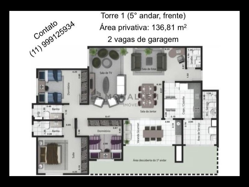 imóvel com 136m² - Varginha - Itajuba