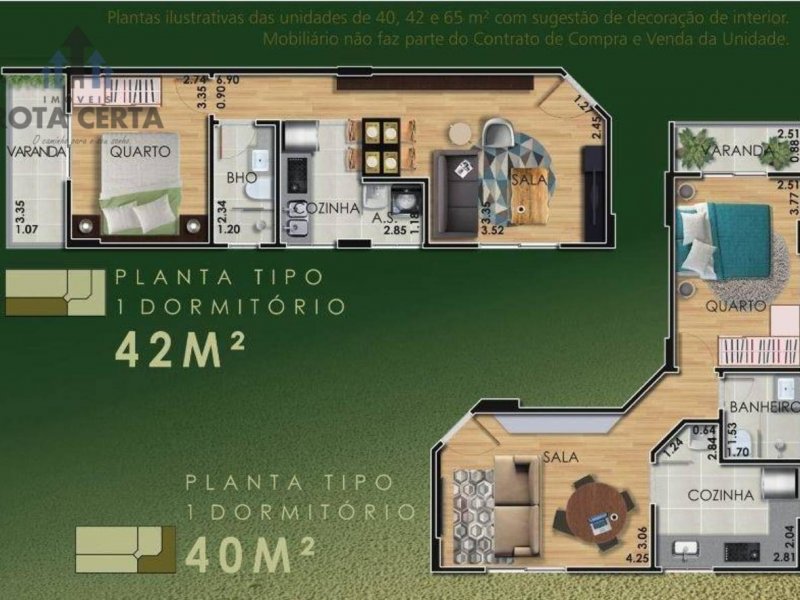 imóvel com 40m² - Canto do Forte - Praia Grande