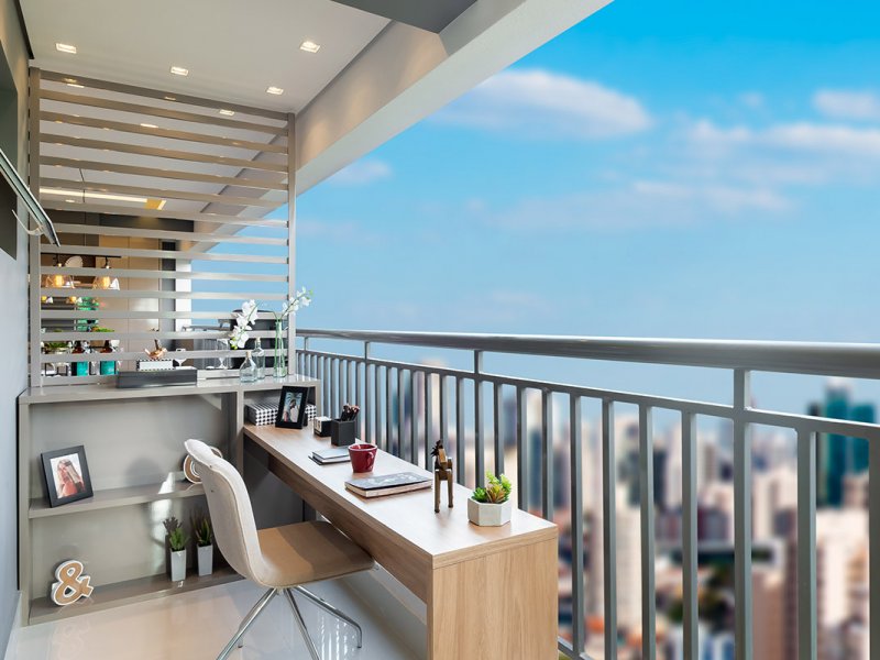 Apartamento à venda Belenzinho com 75m² e 2 quartos por R$ 625.000 - 294234016-varanda-suite.jpg
