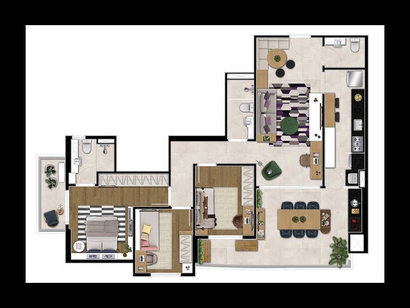 imóvel com 82m² - Aparecida - Santos