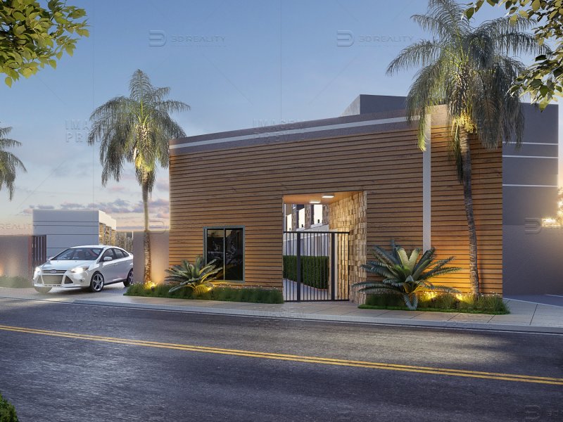 Casa de condomínio à venda Jardim Luciana com 63m² e 2 quartos por R$ 209.817 - 123222383-ima-villagio-padova-portaria-r00.jpg