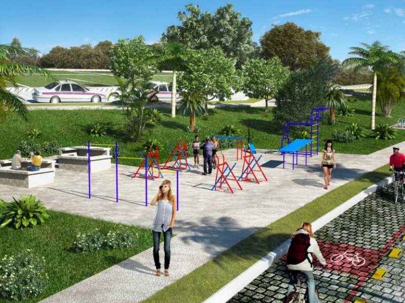 Terreno à venda Gleba A com 152m² e  quartos por R$ 6.000 - 947522938-perspectiva-ciclofaixa-loteamento-luar-de-camacari-camacari-bahia-colorado-empreendimentos.jpg