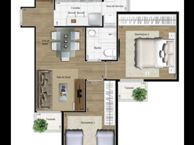 Apartamento à venda Baeta Neves com 52m² e 2 quartos por R$ 369.500 - 1324915208-cf351237-4115-4477-9b76-0e7dfd125e02.jpeg