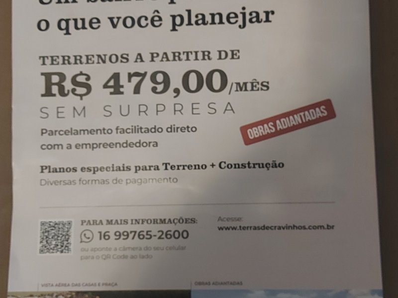 Terreno à venda Cravinhos sp com 6m² e  quartos por R$ 53.000 - 1803100261-16148824174807061082314889802641.jpg