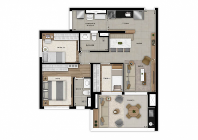 imóvel com 88m²