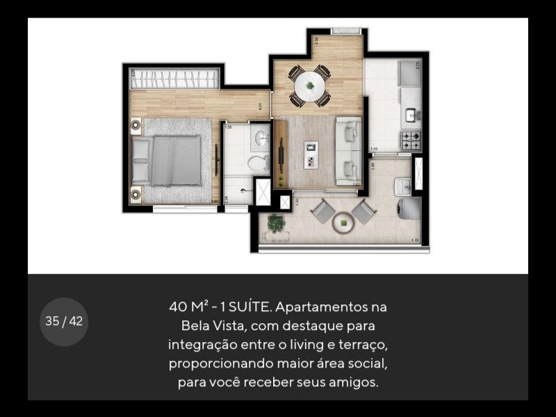 Apartamento à venda Bela Vista com 40m² e 1 quarto por R$ 510.000 - 1412706261-inbound3301515638986220297.jpg