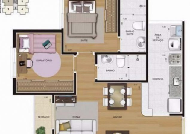 imóvel com 50m²
