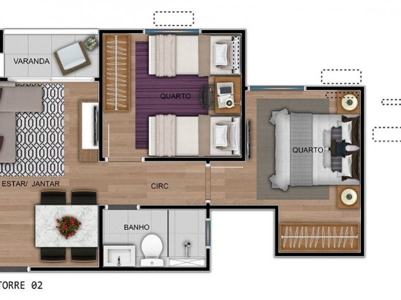 imóvel com 44m² - Alto Petrópolis - Porto Alegre