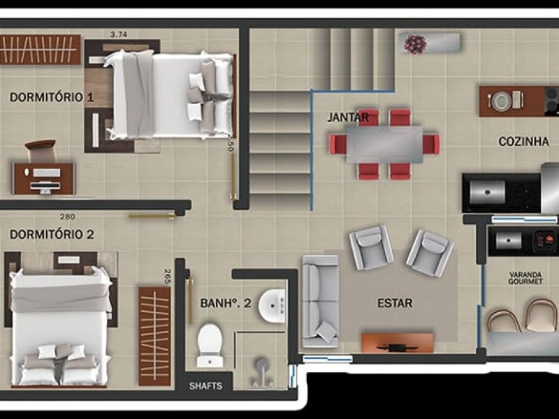 imóvel com 54m² - Vila Curuca - Santo André