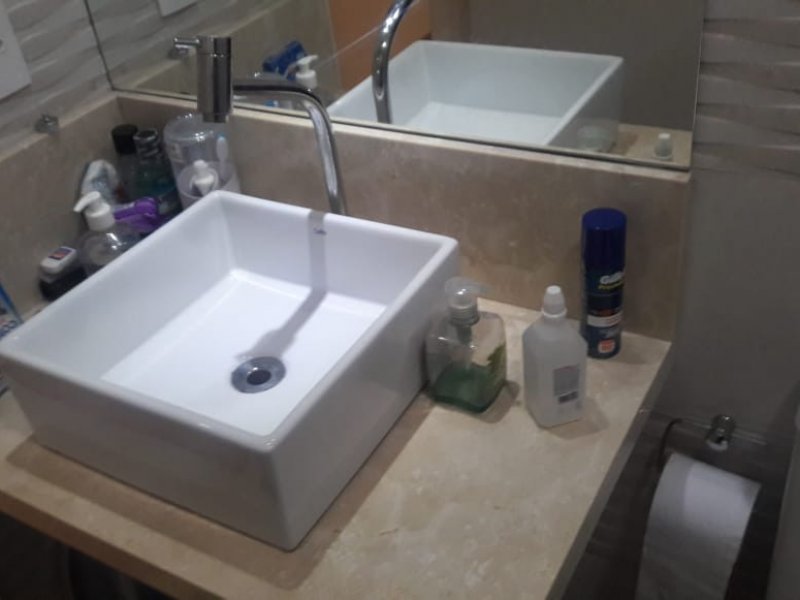 Apartamento à venda Protendit com 50m² e 2 quartos por R$ 250.000 - 1929718390-pia-do-banheiro.jpg