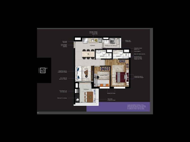 imóvel com 63m² - Butantã - São Paulo