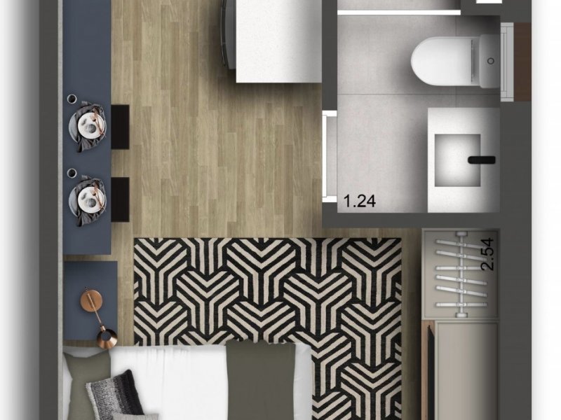 Apartamento à venda Paraíso com 27m² e 1 quarto por R$ 455.000 - 749392335-screenshot-20210408-125553-chrome.jpg