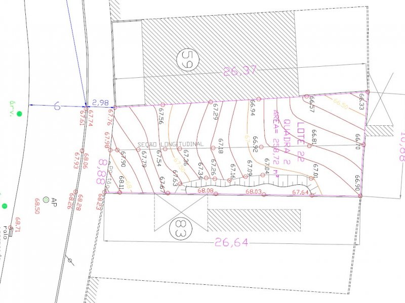Terreno à venda Pechincha com 258m² e  quartos por R$ 243.000 - 1568590321-topografia-3.jpg