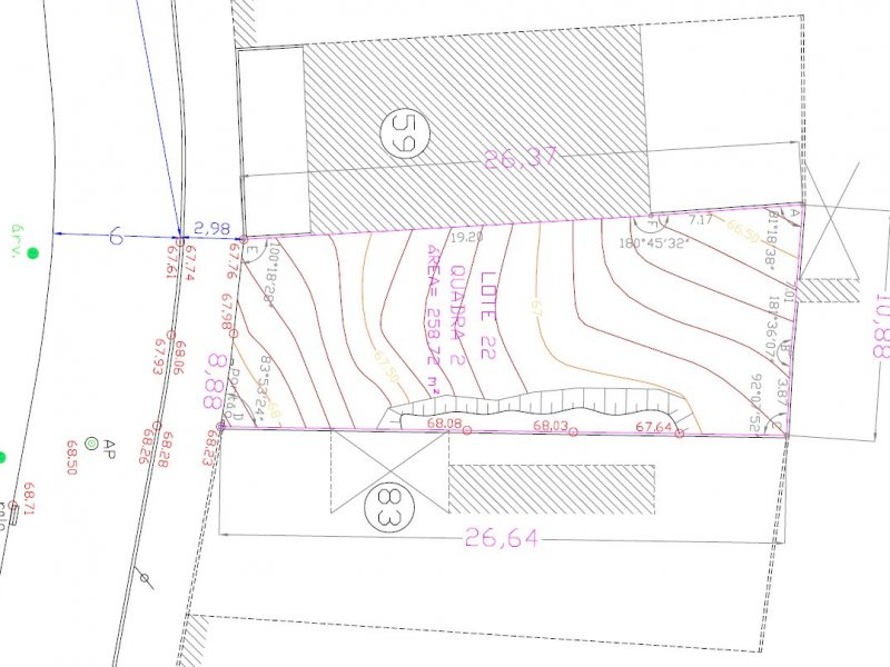 Terreno à venda Pechincha com 258m² e  quartos por R$ 243.000 - 509473541-topografia-2.jpg