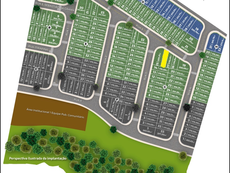 Terreno à venda Jardim das Laranjeiras com 175m² e  quartos por R$ 240.000 - 390496891-bom-jardim-51-104727.png