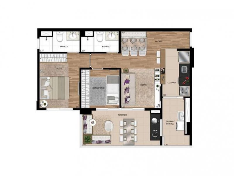 Apartamento à venda Jardim da Glória com 65m² e 2 quartos por R$ 729.000 - 1775154803-movin15.jpg