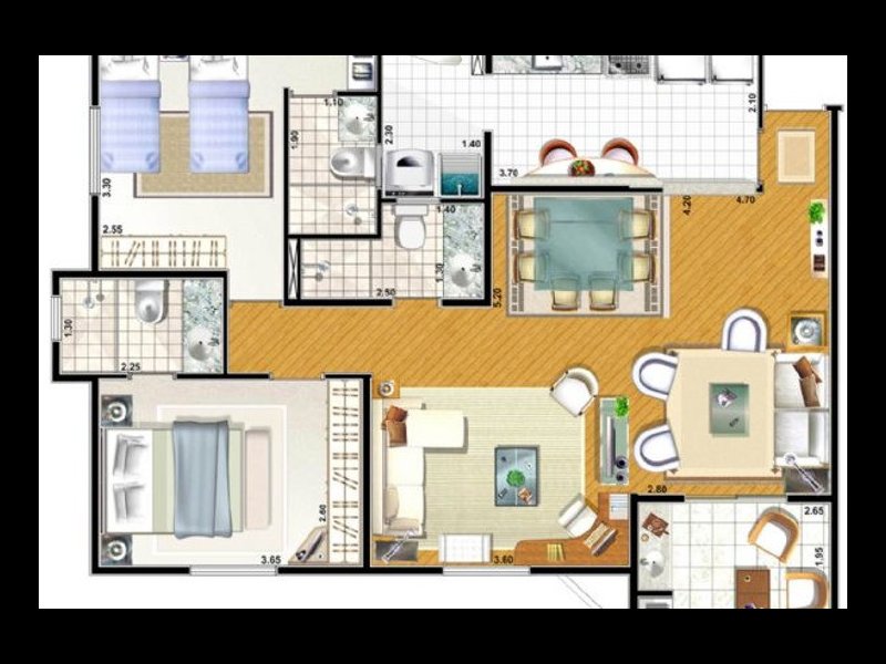 Apartamento à venda Vila Andrade com 83m² e 2 quartos por R$ 580.000 - 1197581454-img-20201021-wa0038.jpg