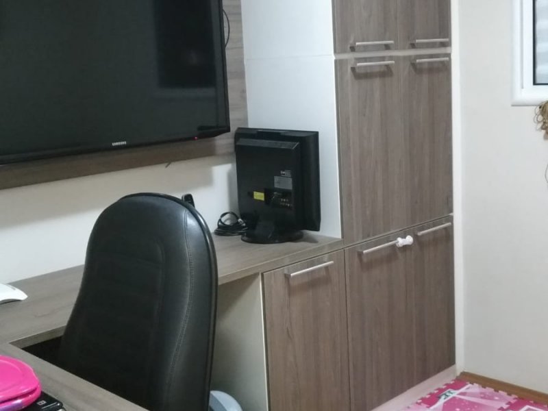 Apartamento à venda Vila Alpina com 59m² e 3 quartos por R$ 350.000 - 936486458-16-quarto-escritorio.jpg