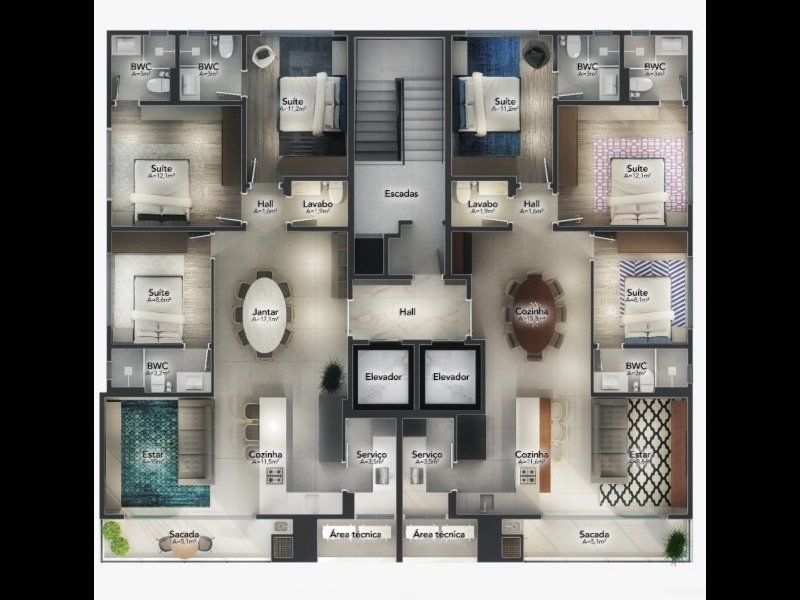 Apartamento à venda Fazenda com 104m² e 3 quartos por R$ 882.201 - 382938744-download-9.jpg