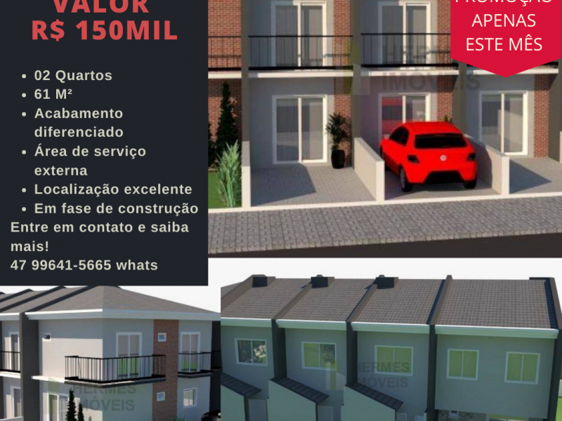 imóvel com 61m² - Vila Nova - Joinville