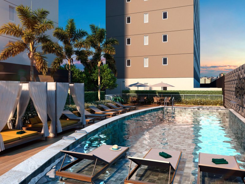 Apartamento à venda Lapa de Baixo com 38m² e 2 quartos por R$ 315.000 - 808035804-vivabenx-lapa-piscina.jpg