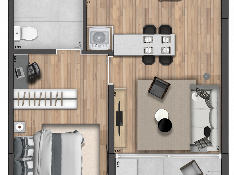 Apartamento à venda Santana com 41m² e 1 quarto por R$ 419.000 - 1741262088-humanizada-unidade-final-03-opcao-office.png