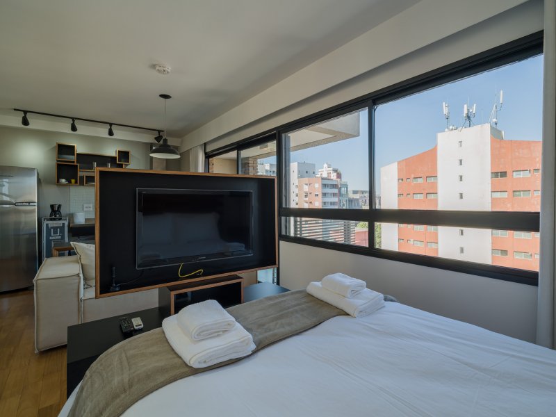 Studio à venda Sumarézinho com 35m² e 1 quarto por R$ 650.000 - 1218475709-living-41-24-suite.jpg