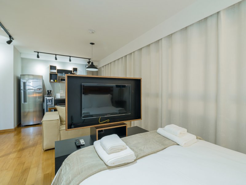 Studio à venda Sumarézinho com 35m² e 1 quarto por R$ 650.000 - 1508055051-living-41-17-suite.jpg