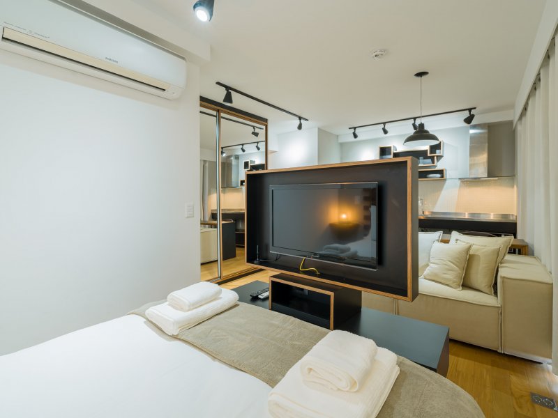 Studio à venda Sumarézinho com 35m² e 1 quarto por R$ 650.000 - 1958071836-living-41-18-suite.jpg