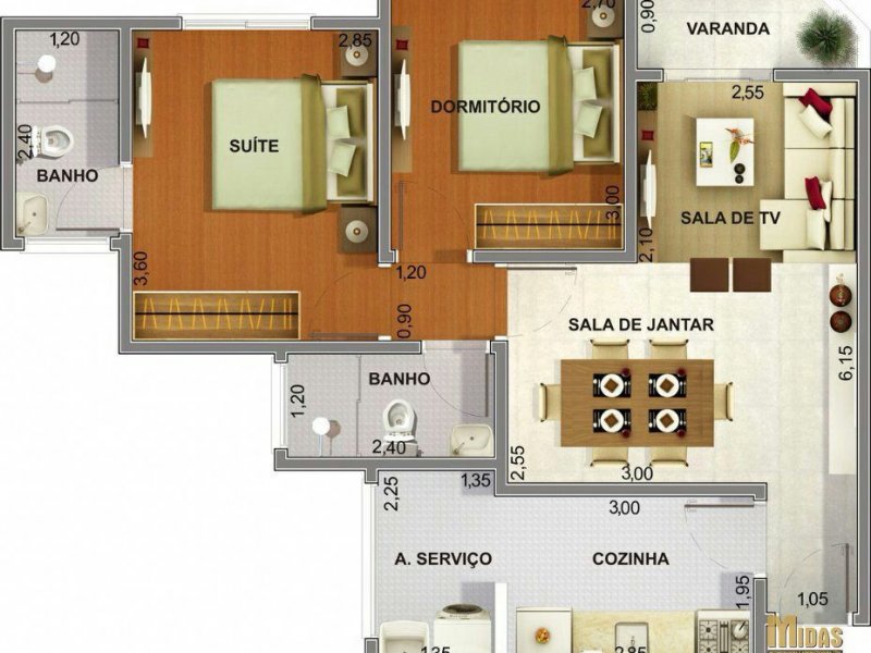 Apartamento à venda Centro com 62m² e 2 quartos por R$ 350.000 - 88237658-20200528-183347.jpg