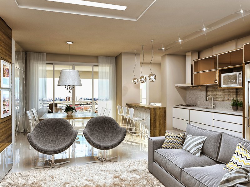 Apartamento à venda Areias com 116m² e 2 quartos por R$ 597.000 - 1322141865-living.jpg