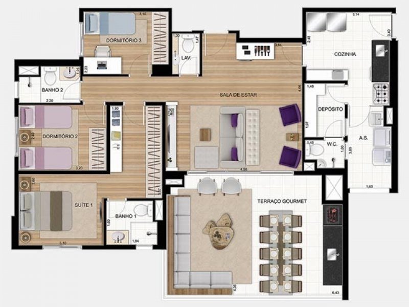 Apartamento à venda Parque São Jorge com 123m² e 3 quartos por R$ 1.150.000 - 1092008989-152ee421-245e-47d5-9a62-ab477eff28b6.jpeg