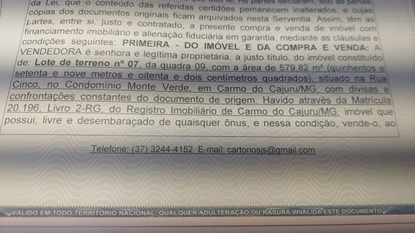Terreno à venda Centro com 580m² e 0 quartos por R$ 160.000 - 737838177-parte-averbacao-monte-verde.jpeg
