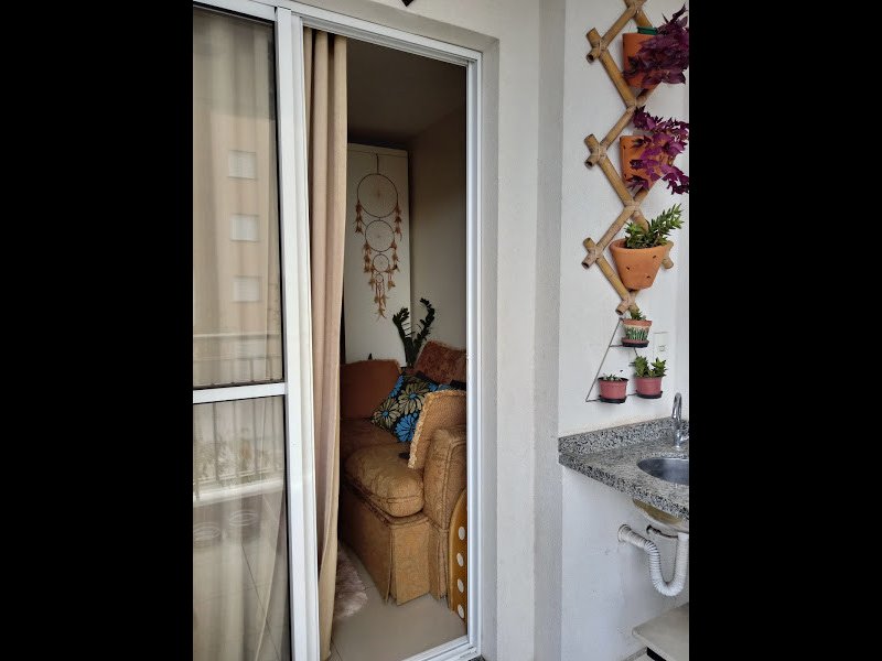 Apartamento à venda Vila Ema com 58m² e 2 quartos por R$ 375.000 - 1581656431-sacada.jpg
