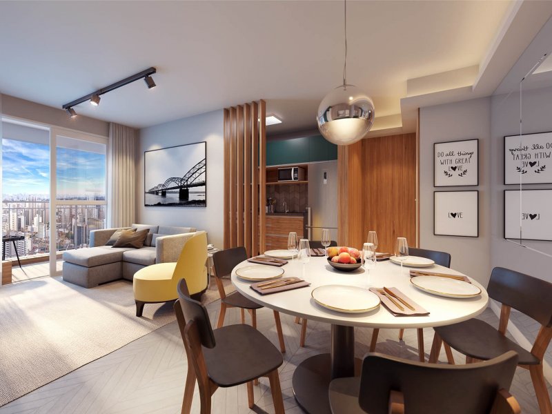 Cobertura à venda Centro com 72m² e 1 quarto por R$ 150.000 - 852021778-full-perspectiva-ilustrada-do-living-de-2-dormitorios-com-57m.jpg