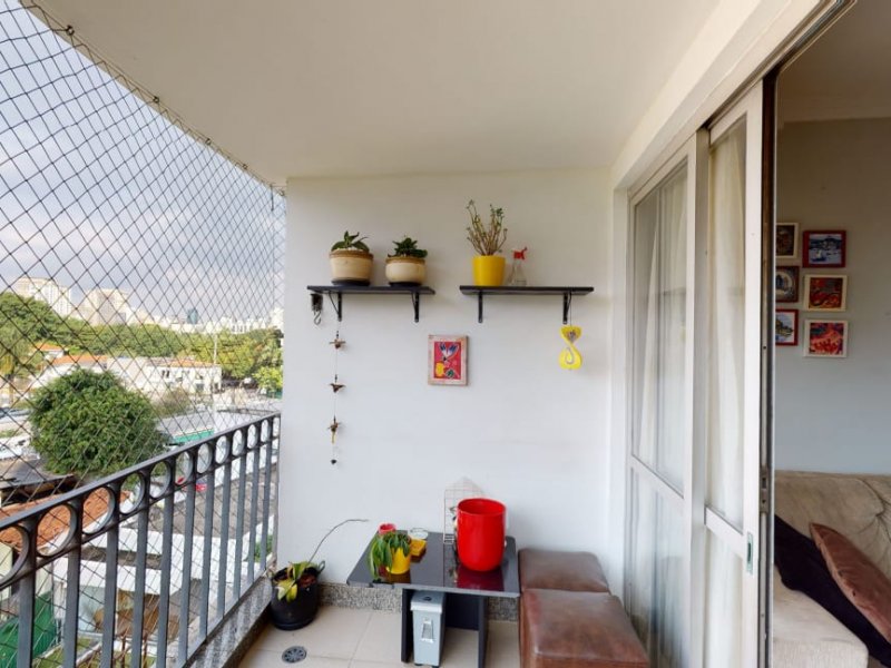 Apartamento à venda Pinheiros com 110m² e 3 quartos por R$ 1.280.000 - 297150099-varanda.jpg