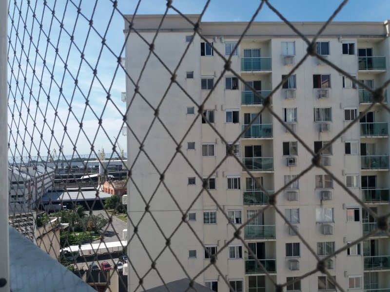 Apartamento à venda São Cristóvão com 58m² e 2 quartos por R$ 348.000 - 1549796301-vistavaranda-ponte.jpg